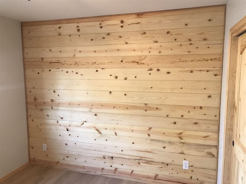Pine Accent Wall